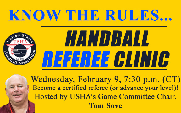 Virtual Referee Clinic Wednesday hosted by Tom Sove