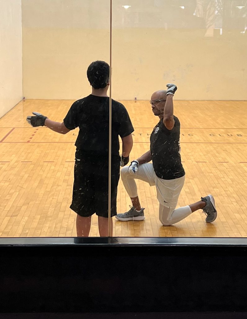 Naty Alvarado Jr. works with rising Juniors in Portland